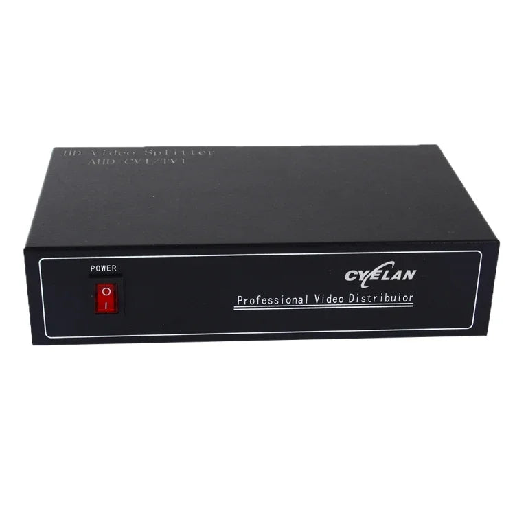 Splitter de Signal Vidéo Coaxial AHD / CVI / TVI 2 entrées 4 sorties, 2 entrées 4 sorties