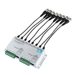 HD208 HD-CVI/TVI/AHD CCTV Balun vidéo passif 8 canaux, HD208F