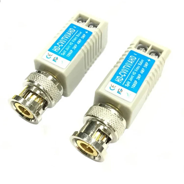 2 PCS Anpwoo 100B Version améliorée Vis Coaxial HD-CVI/AHD/CVI 1CH Transceiver Passif Balun Vidéo, Vis Coaxial