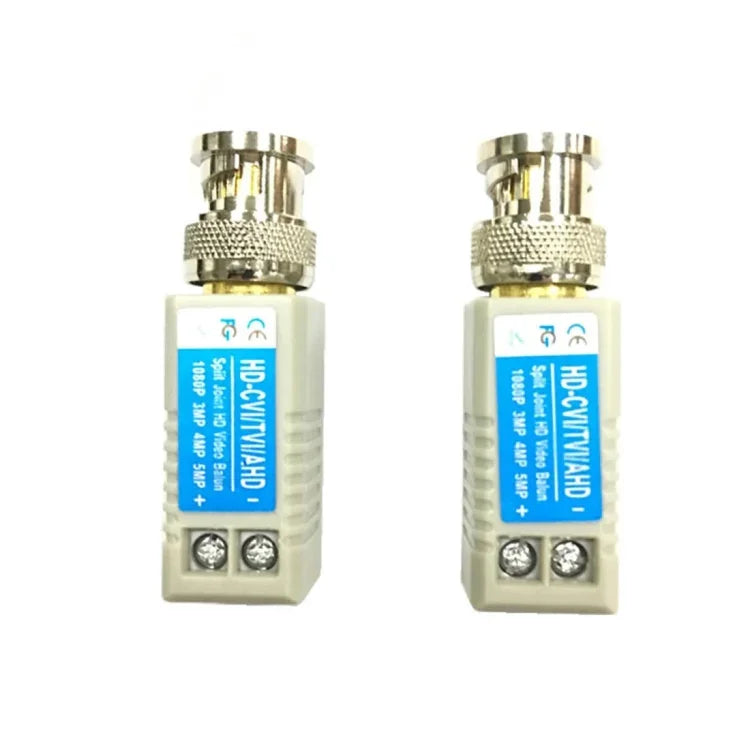 2 PCS Anpwoo 100B Version améliorée Vis Coaxial HD-CVI/AHD/CVI 1CH Transceiver Passif Balun Vidéo, Vis Coaxial