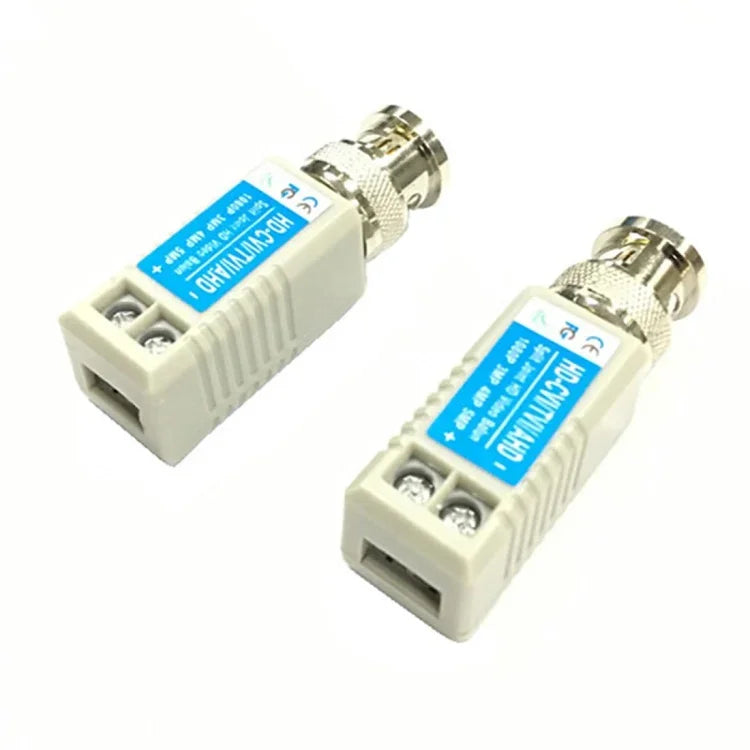 2 PCS Anpwoo 100B Version améliorée Vis Coaxial HD-CVI/AHD/CVI 1CH Transceiver Passif Balun Vidéo, Vis Coaxial