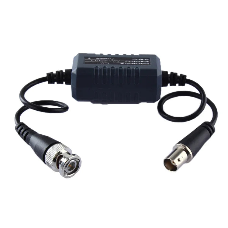 Isolateur de boucle de masse coaxiale HD CVI/TVI/AHD, balun vidéo BNC mâle vers femelle anti-brouillage, balun vidéo