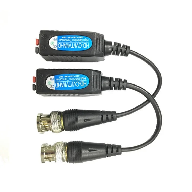 2 PCS Anpwoo 200TC Balun vidéo sans vis HD-CVI/AHD/TVI Transceiver passif 1 canal, 200TC