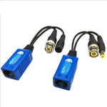 2 PCS Anpwoo 500PV Émetteur-récepteur passif 2 en 1 tressé pour alimentation + vidéo HD-CVI/AHD/TVI, 500PV