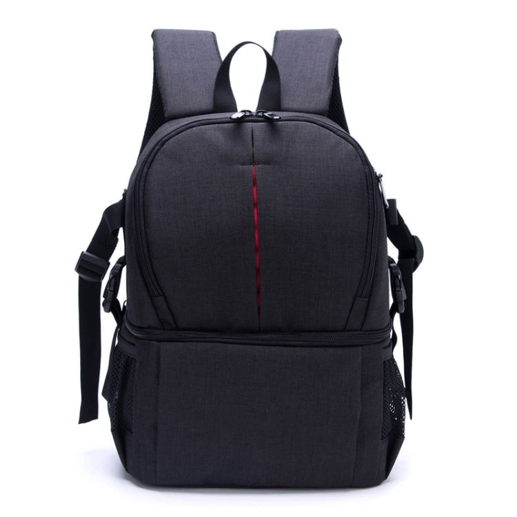 Sac à dos bandoulière multifonctionnel en nylon imperméable, rembourré et antichoc, pour appareils photo reflex numériques Nikon et Canon.