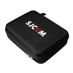 Sacoche de transport portable antichoc, incassable et résistante à l'usure pour caméras d'action sportives SJCAM SJ4000 / SJ5000 / SJ6000 / SJ7000 / SJ8000 / SJ9000, perches à selfie et autres accessoires. Dimensions : 22 × 16 × 6 cm.