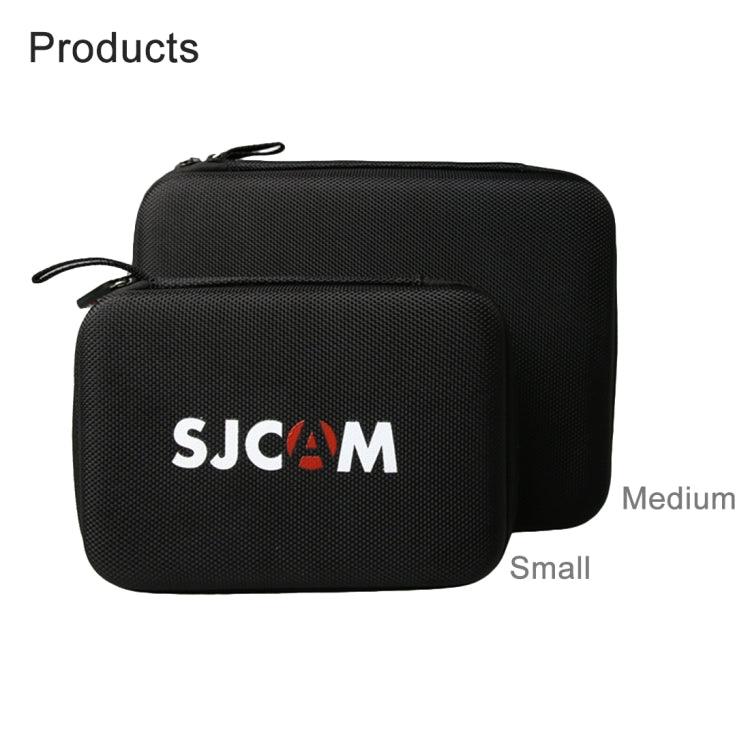 Sacoche de transport portable antichoc, incassable et résistante à l'usure pour caméras d'action sportives SJCAM SJ4000 / SJ5000 / SJ6000 / SJ7000 / SJ8000 / SJ9000, perches à selfie et autres accessoires. Dimensions : 22 × 16 × 6 cm.