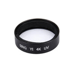 Filtre UV 4K professionnel SING pour caméra d'action sportive Xiaomi Xiaoyi Yi II