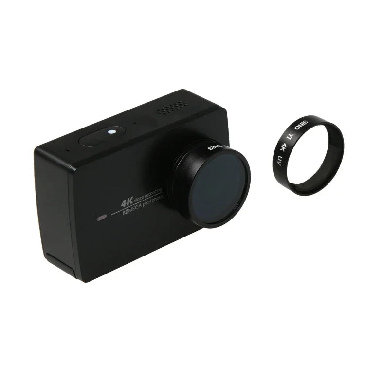 Filtre UV 4K professionnel SING pour caméra d'action sportive Xiaomi Xiaoyi Yi II
