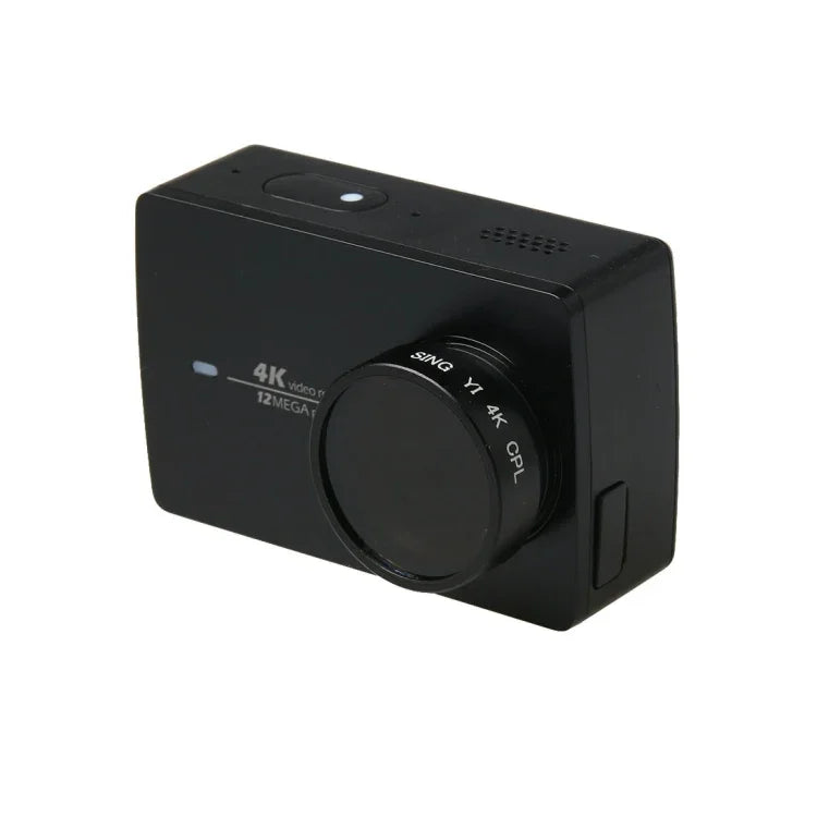 Filtre CPL 4K professionnel SING pour caméra d'action sportive Xiaomi Xiaoyi Yi II