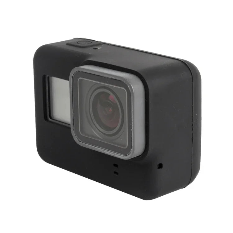 Pour boîtier de protection en silicone GoPro HERO5, coque de protection, nu (B)