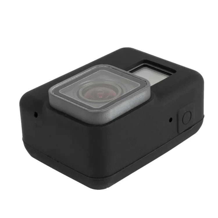 Pour boîtier de protection en silicone GoPro HERO5, coque de protection, nu (B)