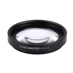 Filtre macro professionnel JUNESTAR 37 mm 12,5x + capuchon de protection pour objectif, compatible avec les caméras d'action GoPro et Xiaomi Xiaoyi Yi Sport. Objectif macro 12,5x.