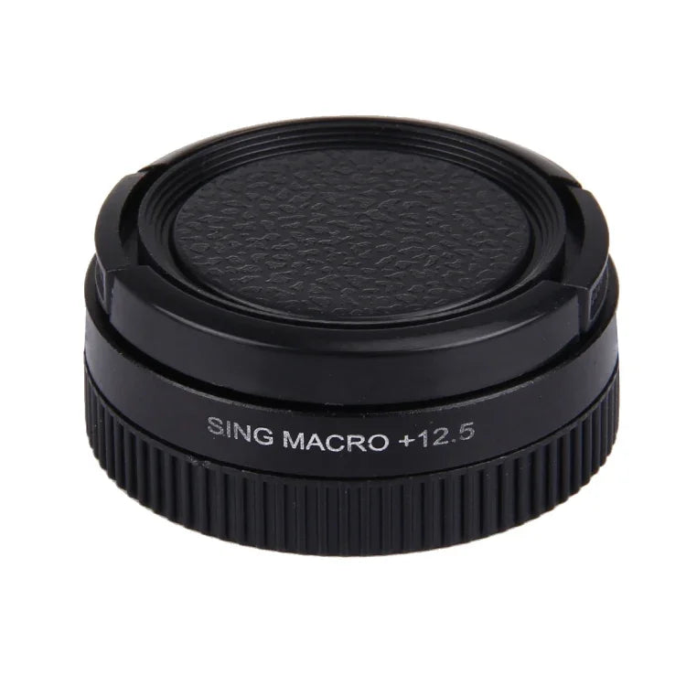 Filtre macro professionnel JUNESTAR 37 mm 12,5x + capuchon de protection pour objectif, compatible avec les caméras d'action GoPro et Xiaomi Xiaoyi Yi Sport. Objectif macro 12,5x.