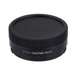 Filtre macro professionnel JUNESTAR 37 mm 12,5x + capuchon de protection pour objectif, compatible avec les caméras d'action GoPro et Xiaomi Xiaoyi Yi Sport. Objectif macro 12,5x.
