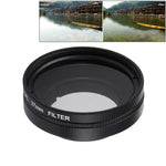JUNESTAR pour caméra d'action sport 4K Xiaomi Xiaoyi Yi II : filtre CPL professionnel 37 mm + capuchon de protection d'objectif.