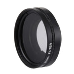 JUNESTAR pour caméra d'action sport 4K Xiaomi Xiaoyi Yi II : filtre CPL professionnel 37 mm + capuchon de protection d'objectif.