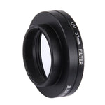 JUNESTAR pour caméra d'action sport 4K Xiaomi Xiaoyi Yi II : filtre UV professionnel 37 mm + capuchon de protection d'objectif.