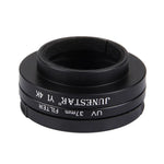 JUNESTAR pour caméra d'action sport 4K Xiaomi Xiaoyi Yi II : filtre UV professionnel 37 mm + capuchon de protection d'objectif.