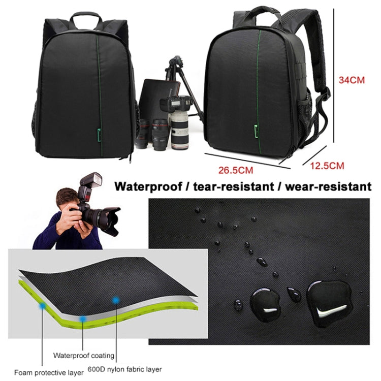 Sac à dos portable INDEPMAN DL-B012 pour appareils photo et accessoires de sport outdoor, compatible avec GoPro, SJCAM, Nikon, Canon, Xiaomi Xiaoyi YI. Dimensions : 27,5 × 12,5 × 34 cm.