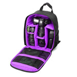 Sac à dos portable INDEPMAN DL-B012 pour appareils photo et accessoires de sport outdoor, compatible avec GoPro, SJCAM, Nikon, Canon, Xiaomi Xiaoyi YI. Dimensions : 27,5 × 12,5 × 34 cm.