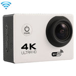 Caméra d'action sport F60 écran 2,0 pouces grand angle 170 degrés WiFi avec boîtier étanche, support carte Micro SD 64 Go, F60 (Jaune), F60 (Blanc), F60 (Argent), F60 (Magenta), F60 (Bleu), F60 (Or), F60 (Noir)