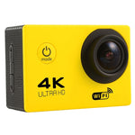 Caméra d'action sport F60 écran 2,0 pouces grand angle 170 degrés WiFi avec boîtier étanche, support carte Micro SD 64 Go, F60 (Jaune), F60 (Blanc), F60 (Argent), F60 (Magenta), F60 (Bleu), F60 (Or), F60 (Noir)