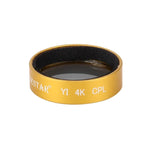 Filtre CPL professionnel JUNESTAR pour caméra d'action sport 4K Xiaomi Xiaoyi Yi II