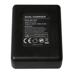 Chargeur double batterie USB BC-AZ16 pour appareil photo numérique Xiaomi Xiaoyi II 4K