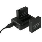 Chargeur double batterie USB BC-AZ16 pour appareil photo numérique Xiaomi Xiaoyi II 4K