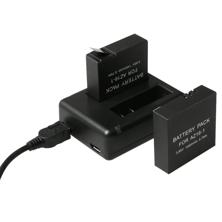 Chargeur double batterie USB BC-AZ16 pour appareil photo numérique Xiaomi Xiaoyi II 4K