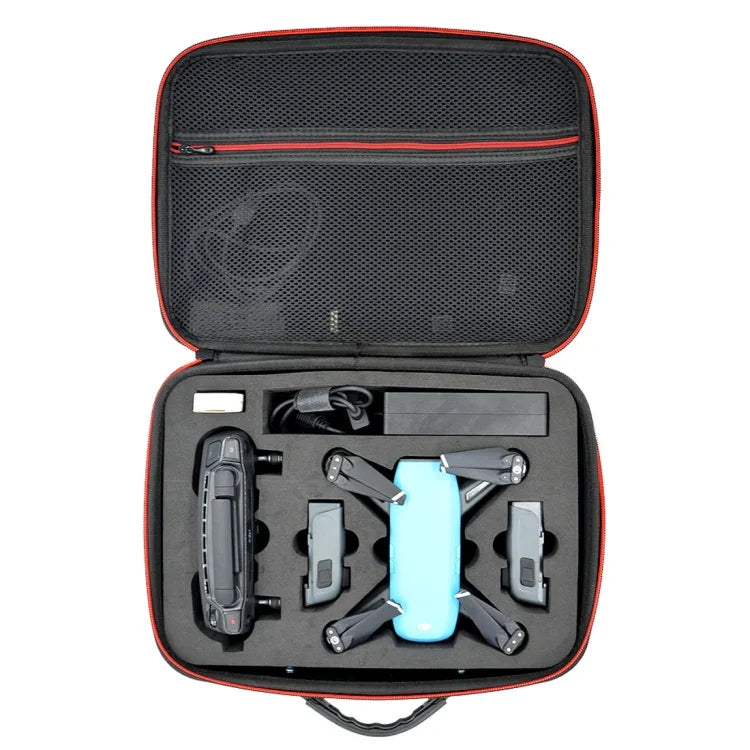 Étui portable antichoc et étanche en PU EVA pour DJI SPARK et accessoires, dimensions : 29 cm x 21 cm x 11 cm