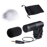 Microphone stéréo BOYA BY-V01 X/Y à condensateur avec support anti-choc intégré, montage sur griffe froide et pare-brise pour smartphones, appareils photo DSLR et caméras vidéo, BY-V01