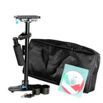 Stabilisateur portatif en aluminium YELANGU S60L 61 cm pour appareils photo reflex numériques et caméscopes