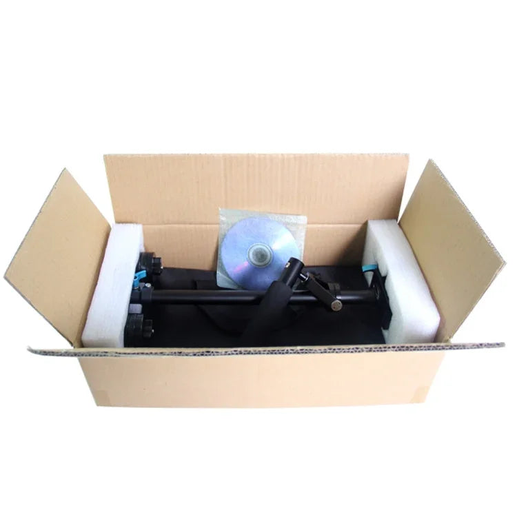 Stabilisateur portatif en aluminium YELANGU S60L 61 cm pour appareils photo reflex numériques et caméscopes