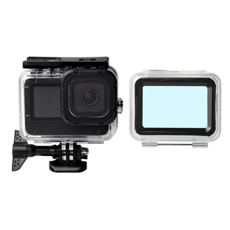 Étui étanche + coque arrière tactile pour GoPro HERO10 Black / HERO9 Black, étui + coque tactile pour GoPro9