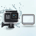 Étui étanche à 45 m + coque arrière tactile pour GoPro HERO8 Black, Étui + coque tactile pour GoPro8