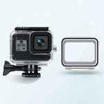 Étui étanche à 45 m + coque arrière tactile pour GoPro HERO8 Black, Étui + coque tactile pour GoPro8