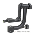Rotule de trépied à cardan horizontale 360° YELANGU pour caméras DV et reflex numériques domestiques, YLG0401E