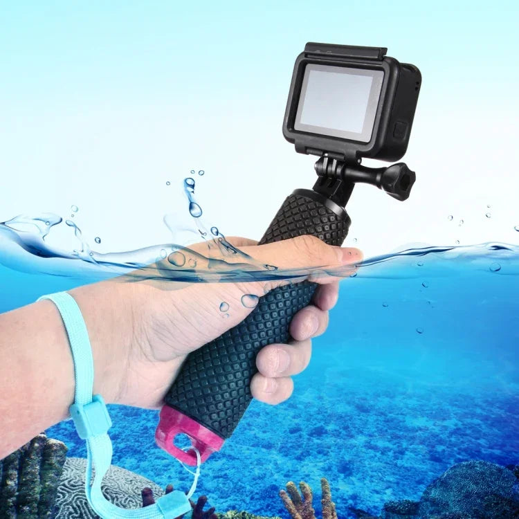 Poignée flottante pour caméra sport / Tiges de flottaison pour plongée et surf avec dragonne anti-perte réglable pour HERO9 Black / HERO8 Black / HERO7 /6 /5 /5 Session /4 Session /4 /3+ /3 /2 /1 et Xiaomi Xiaoyi Yi / Yi II 4K &amp; SJCAM, Poignée