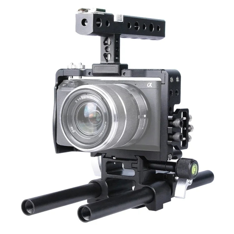 YELANGU YLG0905A Cage vidéo avec poignée et stabilisateur pour appareils photo Sony A6000/A6300/A6400/A6500
