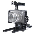 YELANGU YLG0905A Cage vidéo avec poignée et stabilisateur pour appareils photo Sony A6000/A6300/A6400/A6500