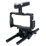 YELANGU YLG0905A Cage vidéo avec poignée et stabilisateur pour appareils photo Sony A6000/A6300/A6400/A6500