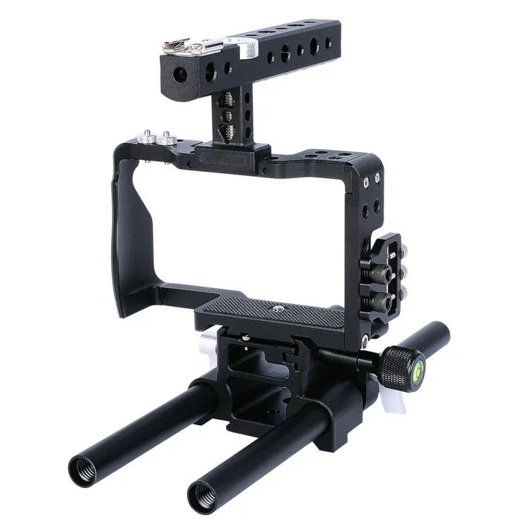 YELANGU YLG0905A Cage vidéo avec poignée et stabilisateur pour appareils photo Sony A6000/A6300/A6400/A6500