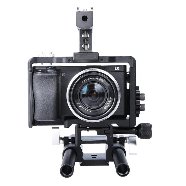 YELANGU YLG0905A Cage vidéo avec poignée et stabilisateur pour appareils photo Sony A6000/A6300/A6400/A6500