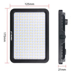 YELANGU YLG0504B 204 LED 1000LM 3300-5600K Sans polariseur, éclairage de studio à intensité variable pour la vidéo et la photo, compatible avec les appareils photo reflex numériques Canon, Nikon et autres.