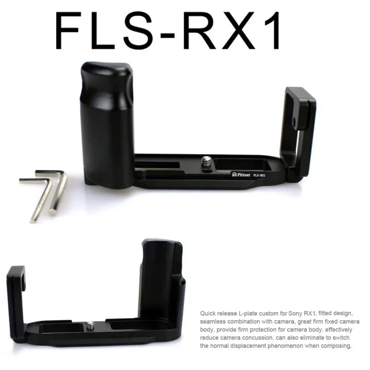 Support de fixation rapide vertical FITTEST FLS-RX1 en forme de L pour Sony RX1