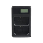 Chargeur de batterie double canal avec écran LCD numérique et port USB pour batterie Sony NP-FZ100, compatible avec Sony A9 (ILCE-9), double batterie NP-FZ100