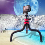 Mini support trépied flexible en forme de pieuvre avec pince pour téléphone, compatible avec iPhone, Galaxy, Huawei, GoPro, Insta360, DJI et autres caméras d'action, GP271