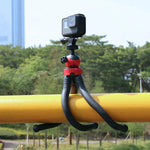 Mini support trépied flexible en forme de pieuvre avec pince pour téléphone, compatible avec iPhone, Galaxy, Huawei, GoPro, Insta360, DJI et autres caméras d'action, GP271